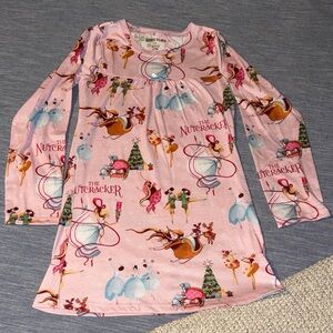 Nutcracker Themed Pink Kids Nightgown